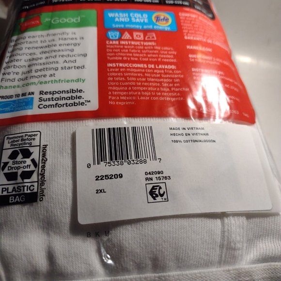 Hanes Underwear & Socks Hanes Mens Comfortsoft Briefs 9 Pack White